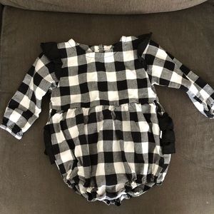 Ruffle Butts long sleeve romper.